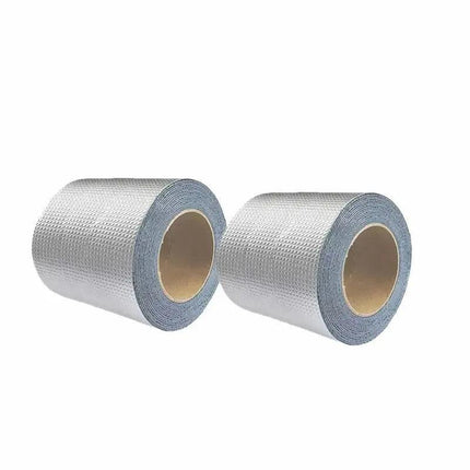 5m Waterproof Tape Butyl Rubber Aluminium Foil Roof Pipe Caravan Repair Flashing - Aimall