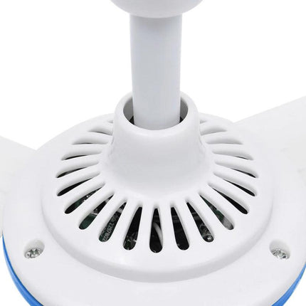 Portable 12V Ceiling Fan 3 Blade 0.7Amp Hq Caravan Camping For Solar Power