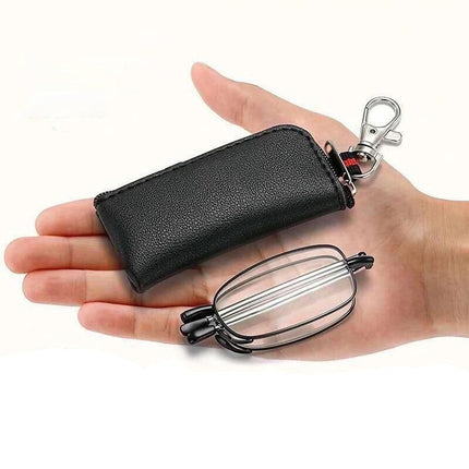 Universal Folding Reading Glasses Magnify Presbyopic Case Unisex 1.5 2 2.5 - Aimall