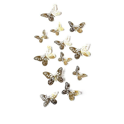 12x 3D Butterfly Wall Decals Stickers Removable Kids Nursery Decoration NEW AU - Aimall