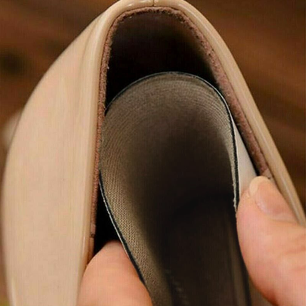 5 Pairs Sticky Fabric Shoe Pads Cushion Liner Grips Back Heel Inserts Insoles