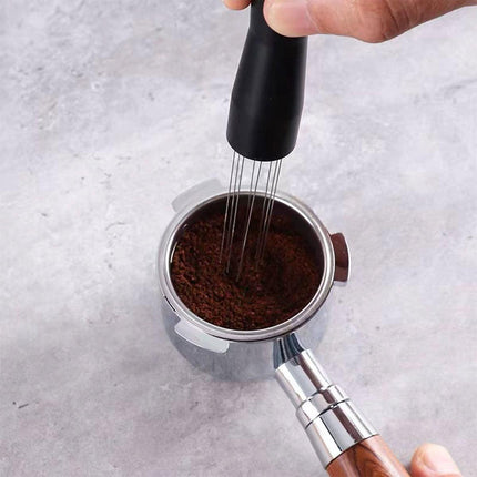 Stainless Steel Coffee Distributor Needle Espresso Stirring Tool Powder Tamper