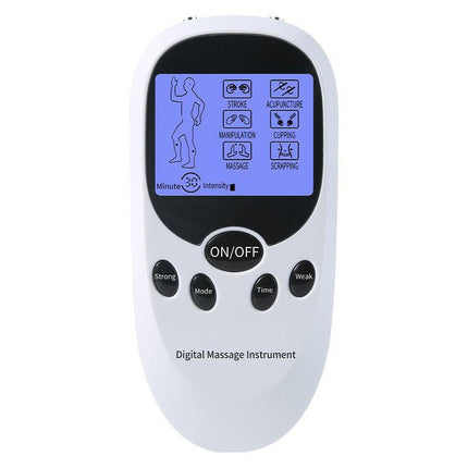Body Relaxation Pulse Massager with Electro Pads Portable Device