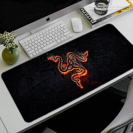 Gaming Keyboard and Mouse Pad Extended Desk Mat 800x300mm Non Slip Base