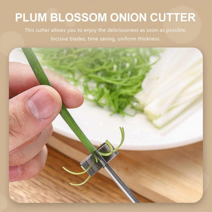 Scallion Knife Portable Kitchen Cutter For Slicing Green Onions And Spinach