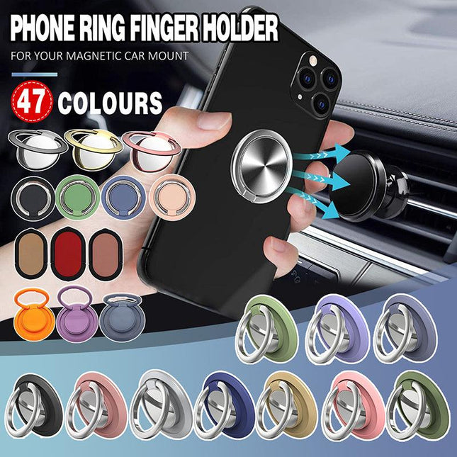 Iring Phone Ring Finger Holder Stand Car Mount Hook For Iphone Ipad Mobile Grip - Aimall