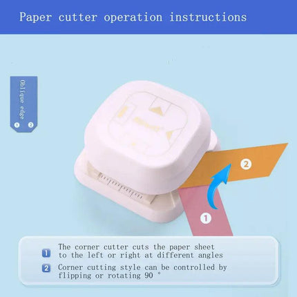4-in-1 Punch Multi-Purpose Embosser Handbook Cutter for Paper Crafting and DIY