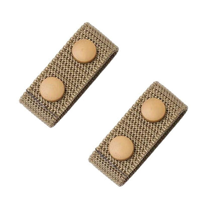 2PCS Outdoor Tactical Belt Loop Snap On Retainer Buckle Clip Holder Hiking Gear