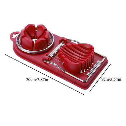 5PCS Multi-Functional Egg Slicer Two-in-One Cutter Household Kitchen Tool