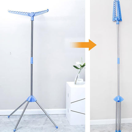 Triangle Coat And Hat Rack Indoor Drying Stand Simple Foldable Household Hanger
