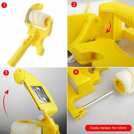Handheld Clean-Cut Paint Edger Roller Brush For Home Wall Ceilings Portable NEW - Aimall