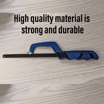 Aluminum Alloy Mini Hand Saw for Woodworking Household Hacksaw Frame with Blade
