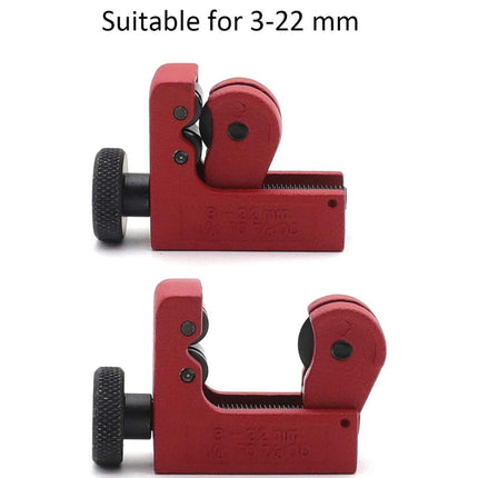 Mini Refrigeration Copper Tube Pipe Cutter 3mm-22mm Fule Line Brake Tubing