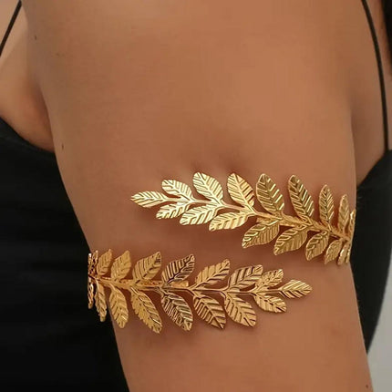 8pcs Gold Leaf Headband Bridal Hair Accessories Elegant Leaf Hair Band Set