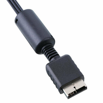 2x TV AV RCA Audio Video Cable for SONY Playstation 1 2 3 PS1 PS2 PS3 Lead Cord - Aimall