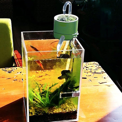 Small Aquarium Filter Box Three in One Bamboo External Water Tank Filter or Bamboo Rack