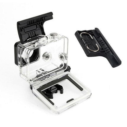 Lock Buckle Underwater Waterproof Housing Case for GoPro Hero 4/3+ Replacement - Aimall