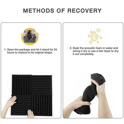 Sound Proofing Acoustic Panels Tiles Foam Studio Egg Shell Insulation Bass Traps