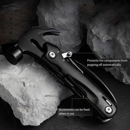 Multi-purpose Crate Hammer Nail Lifting Life-saving Pliers Tool Outdoor Camping