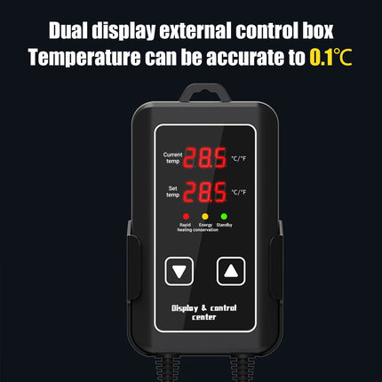 Smart Fish Tank Heater Energy Efficient Thermostat Adjustable for Fresh Water