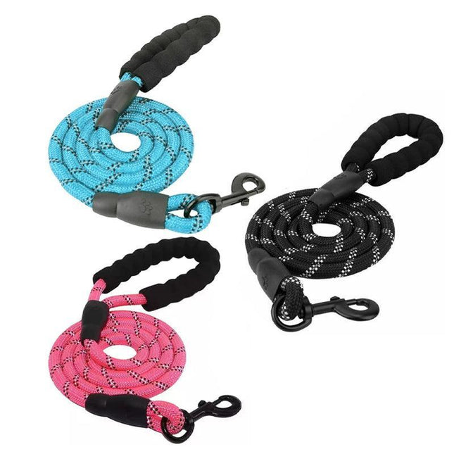 Nylon Training Dog Leash Heavy Duty Pet Products Strong Rope Recall Lead Leashes - Aimall