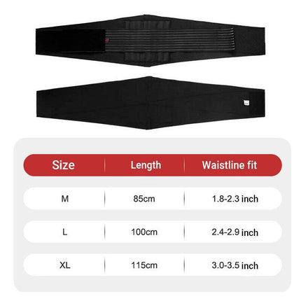 Lumbar Lower Back Support Belt Brace Strap Pain Relief Posture Waist Trimmer Au - Aimall