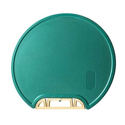 Round Green Plastic Kitchen Chopping Board Household Food Cutting Board Tool