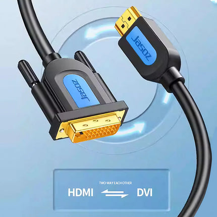 Jasoz Hdmi To Dvi 24+1 Pin Male Cable Lcd Monitor Pc Adapter Lead Plasmatv Au
