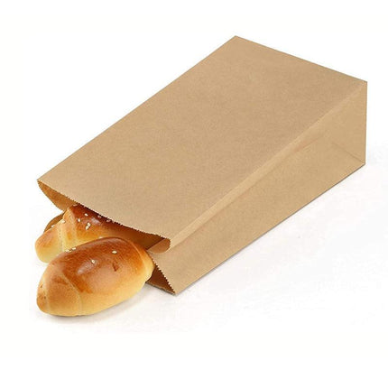 Stack of Brown Paper Bag for versatile use in food service and retail.
