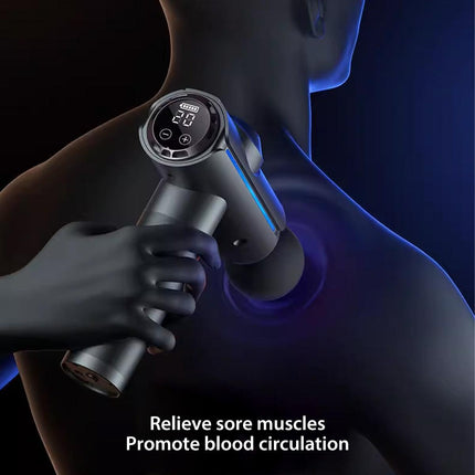 Electric Muscle Massager Gun Deep Tissue Therapy for Neck and Body Fitness