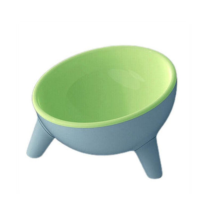 Raised Cat Bowl Pet Feeder Pet Bowl Elevated Dog Bowls 15° Tilted Pet Water Bowl
