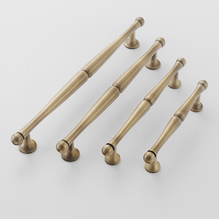 Bronze Cabinet Door Handle Retro Chinese Style Pull for Closet Drawer Furniture