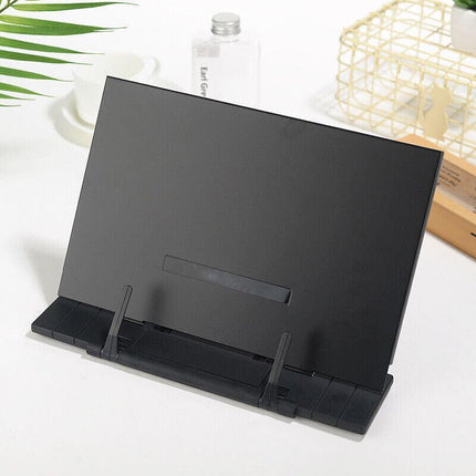 Portable Steel Book Stand Reading Desk Holder Tilt Adjustment Holder Bookstand - Aimall