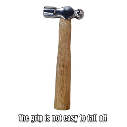 Mini Round Wooden Handle Hammer Practical Small Hand Tool for DIY and Crafts