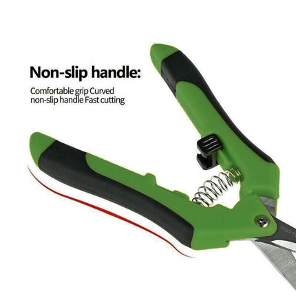 2Pcs Pruning Shears Plant Scissors Trim Trees Snips Branch Garden Secateurs Tool