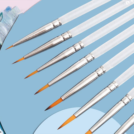 6X Extra Fine Detail Paint Brushes Art Miniatures Model Maker