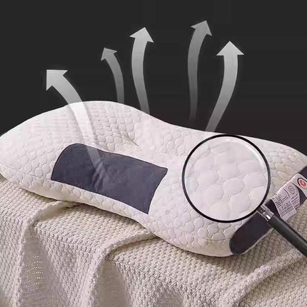 1/2X Contour Pillow Neck Support Orthopedic Cervical Pillow Anti Bacteria Sleep