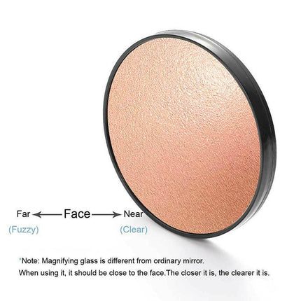 5/10/15X Magnifying Makeup Mirror Cosmetic Beauty Compact Shaving Round Suction