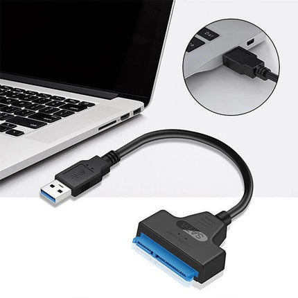 USB 3.0 to SATA External Converter Adapter Cable Lead for 2.5" HDD SSD SATA III - Aimall