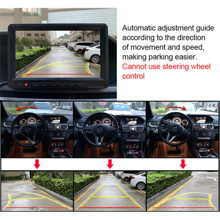 HD Waterproof 170 Degree Car Reverse Camera with Night Vision Parking Assist