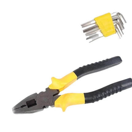 Emergency Home Toolbox Tool Set for Household Repair Kit with Essential Tools