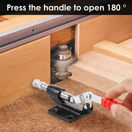 Quick Release Welding Clamp Set 2PCS Push Pull Fixture Clamping Tool Workshop