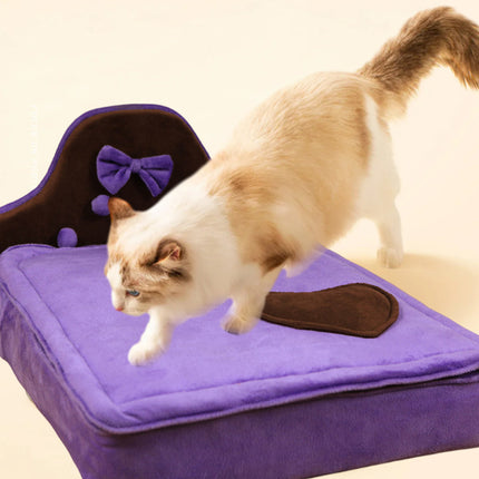 Pet Dog Bed Kennel Sofa Style Sleeping Cushion Soft Indoor Resting Nest for Pet
