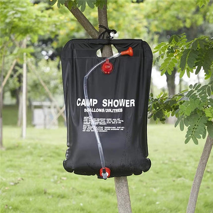 20L Portable Camping Shower Bag Solar Heating Water Bag for Hiking Traveling