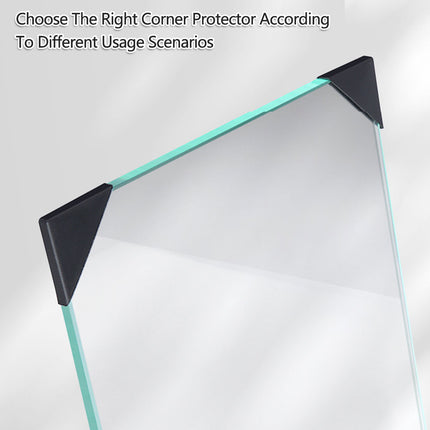 200pcs Glass Corner Protector Plastic Tile Sleeve for Acrylic Anti Collision Use