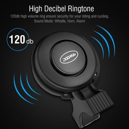 Bicycle Electric Horn Electric Bell Horn Cycling Equipment Loud Sound Waterproof