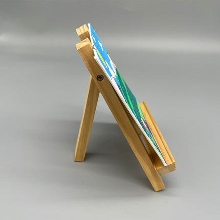 6pcs Tabletop Display Stand A-Frame Artist Easel Beechwood Tripod Wood Holder