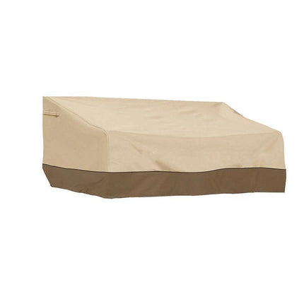 Outdoor Waterproof Patio Chair Lounge Deep Seat Cover Furniture Cover Beige Coffee - Aimall