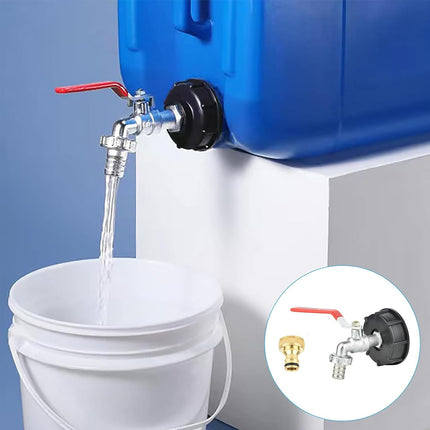 Water Tank Adapter Connector Hose Pipe Fitting Garden Tap Fuel Converter Use