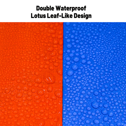 Waterproof Plastic Tarp Cover Heavy Duty Ground Sheet Rainproof Dustproof Blue